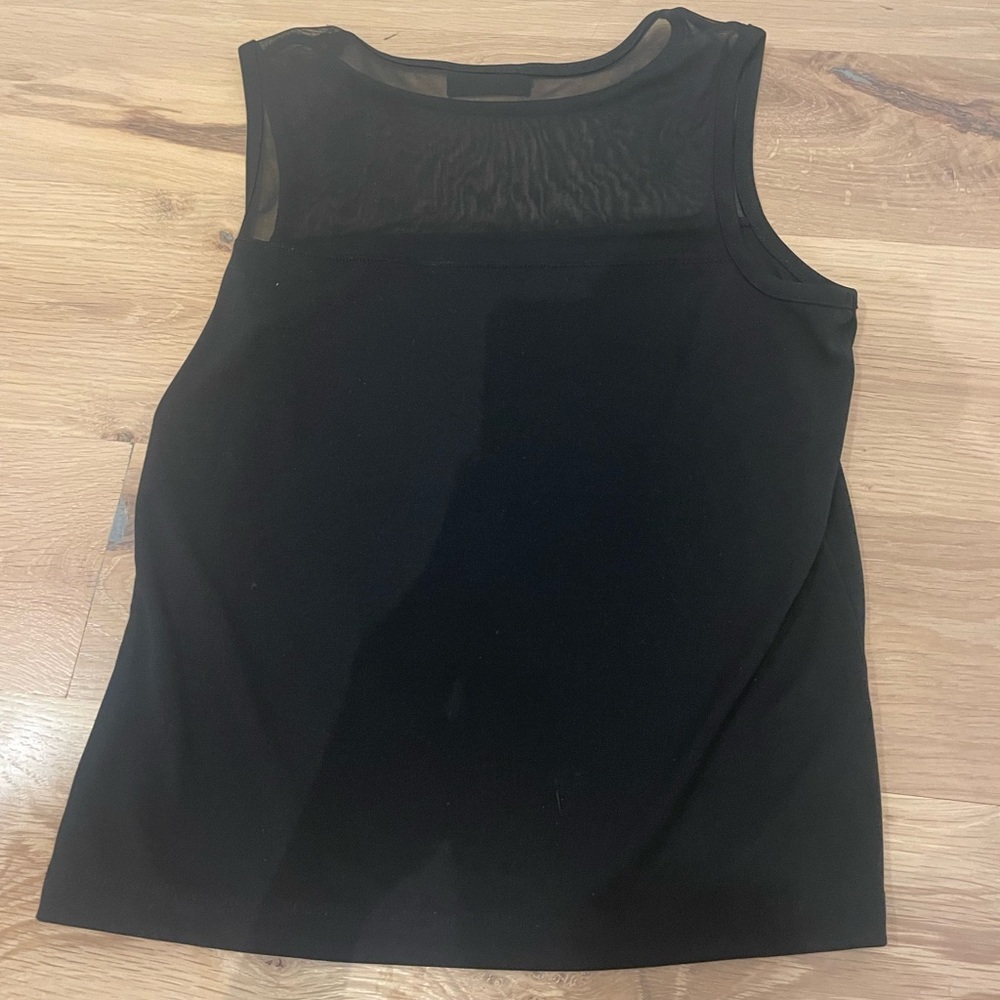 Black mesh top! From express so cute!